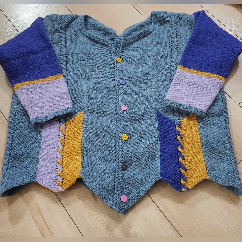 Handmade Stylish Multicolor Women's Sweater